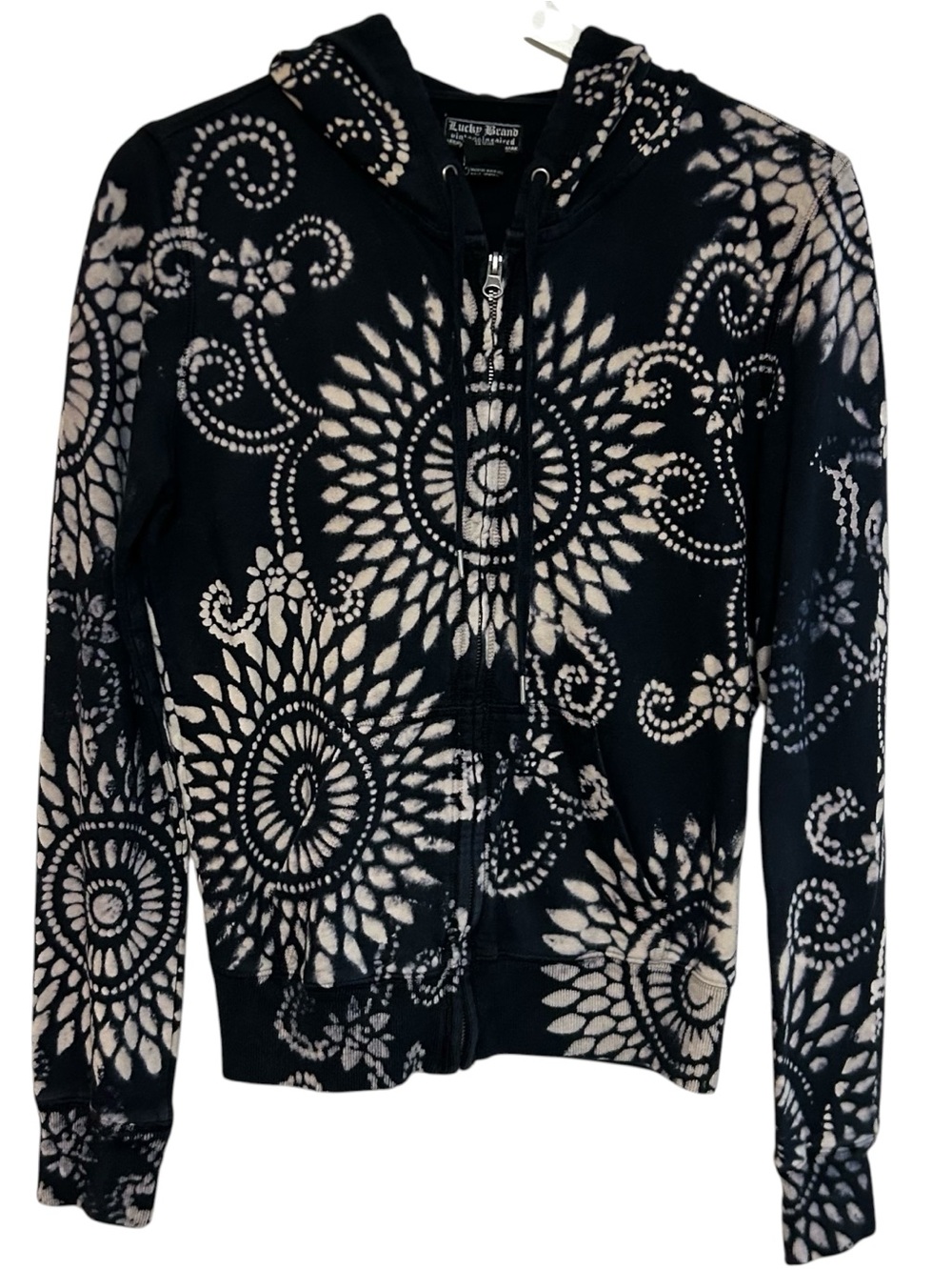 Y2K lucky brand L long sleeve T-shirt snake sleeve graphic grunge indie vintage